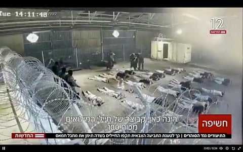 Screengrab Appears To Show Gang Rape Of Palestinian Prisoner By IDF Soldiers |